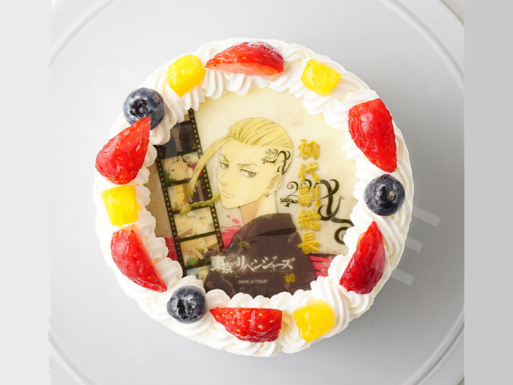 Cake.jp のキャラケーキ（生クリーム苺デコレーション・5号・15cm）