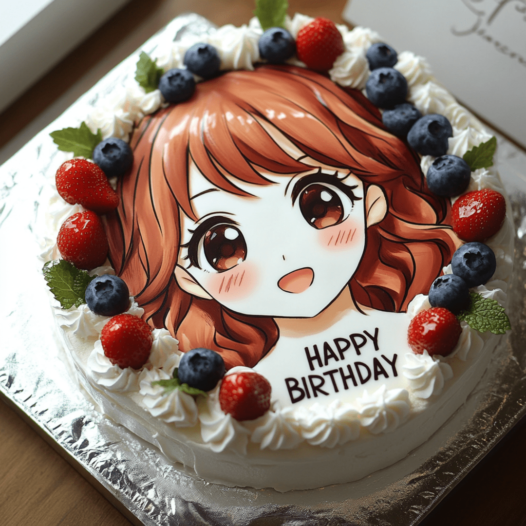 美味しい生クリームを贅沢に使用!ふんわり優しい味わいのキャラケーキ